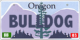 Oregon Plate
