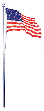US Flag tall